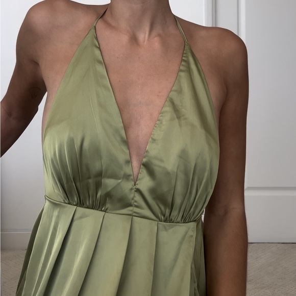 White Fox Green Maxi Dress - Size Small - Picture 4 of 8